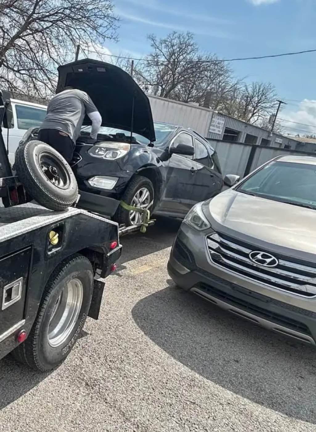 Checking a vehicle before pickup